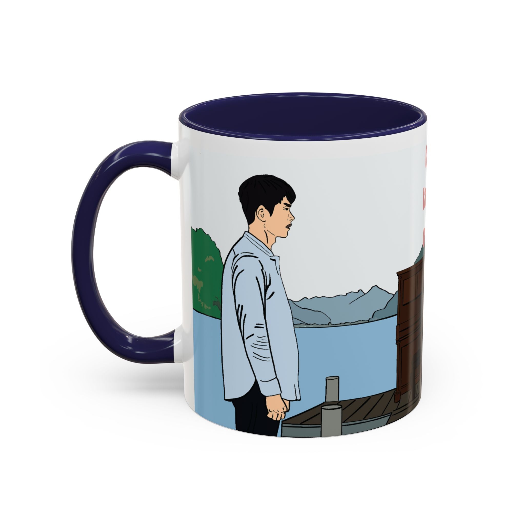Crash Landing on You Scenic Accent Coffee Mug, K-Drama Fan Gift (11/15oz)