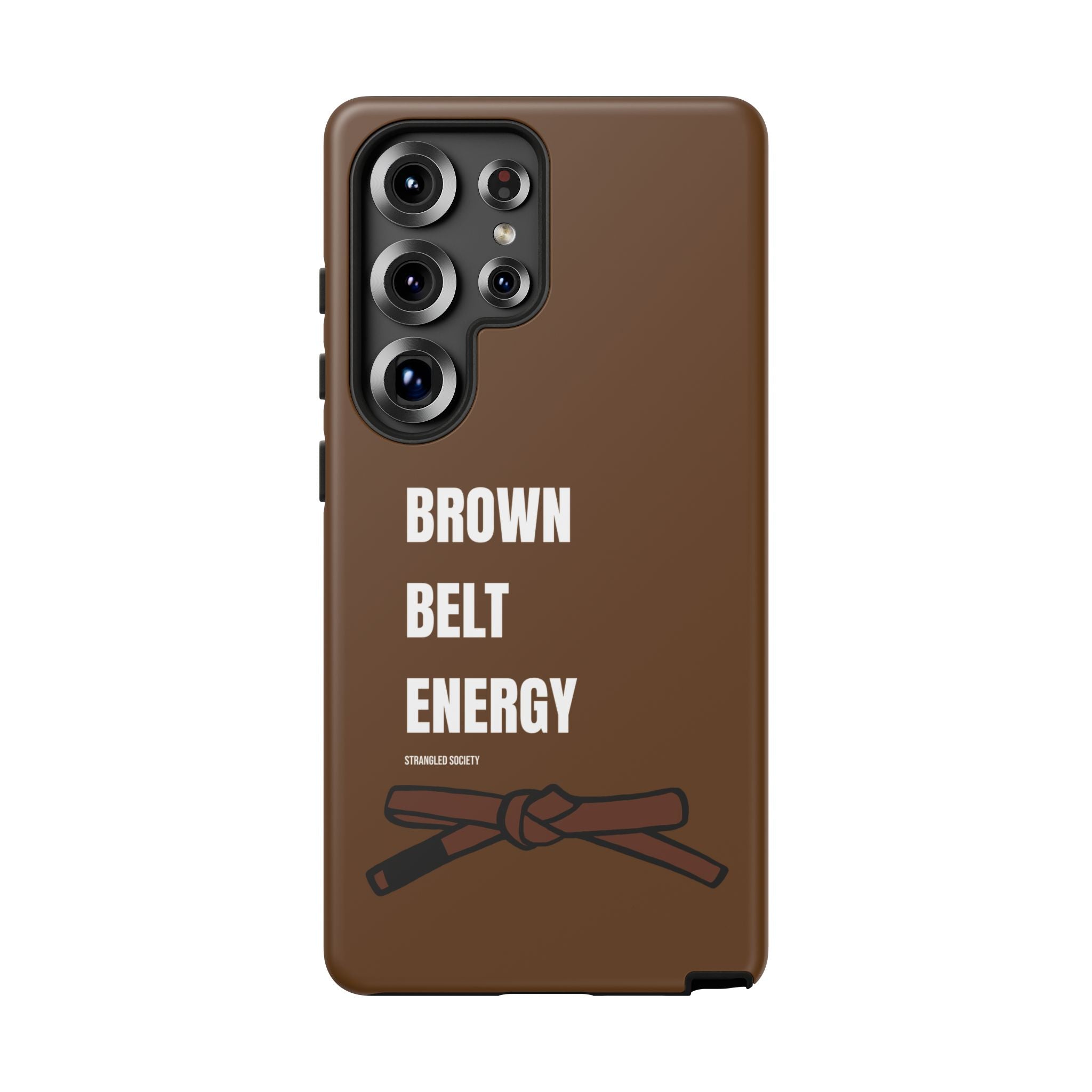 Brown Belt Energy, BJJ Brown Belt Brown Phone Case