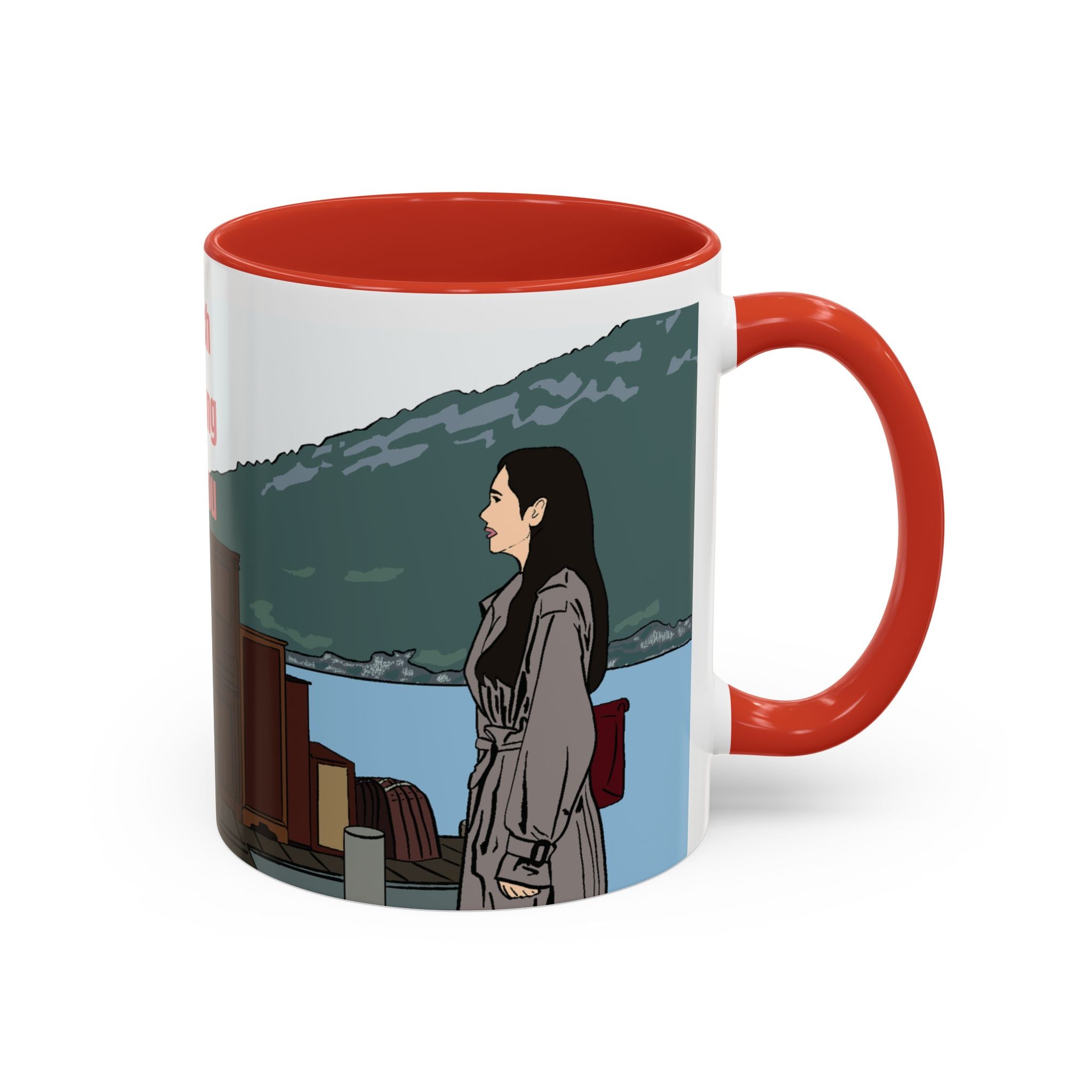 Crash Landing on You Scenic Accent Coffee Mug, K-Drama Fan Gift (11/15oz)
