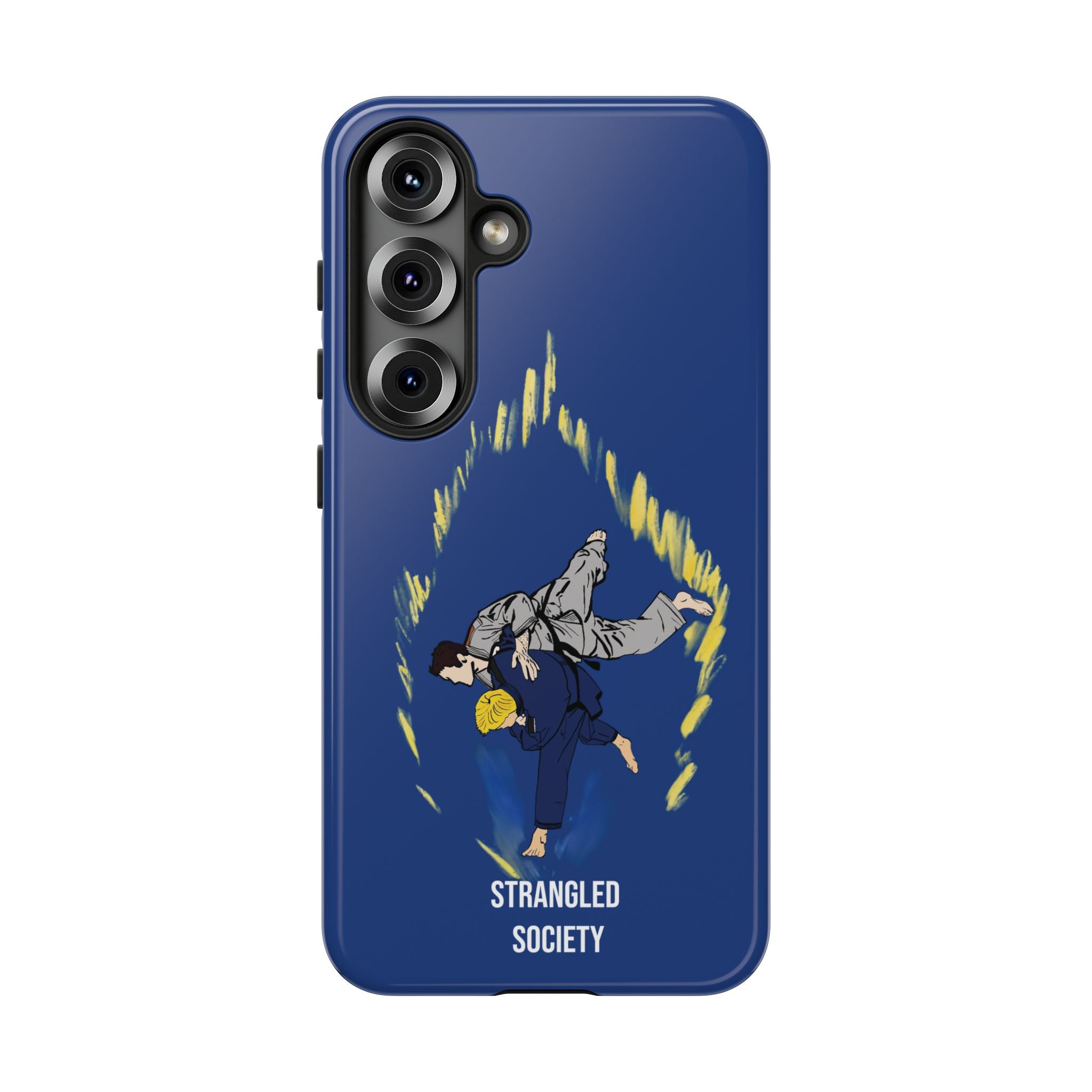 Double Leg Takedown, BJJ Double Leg Takedown Orange DBZ Energy Phone Case