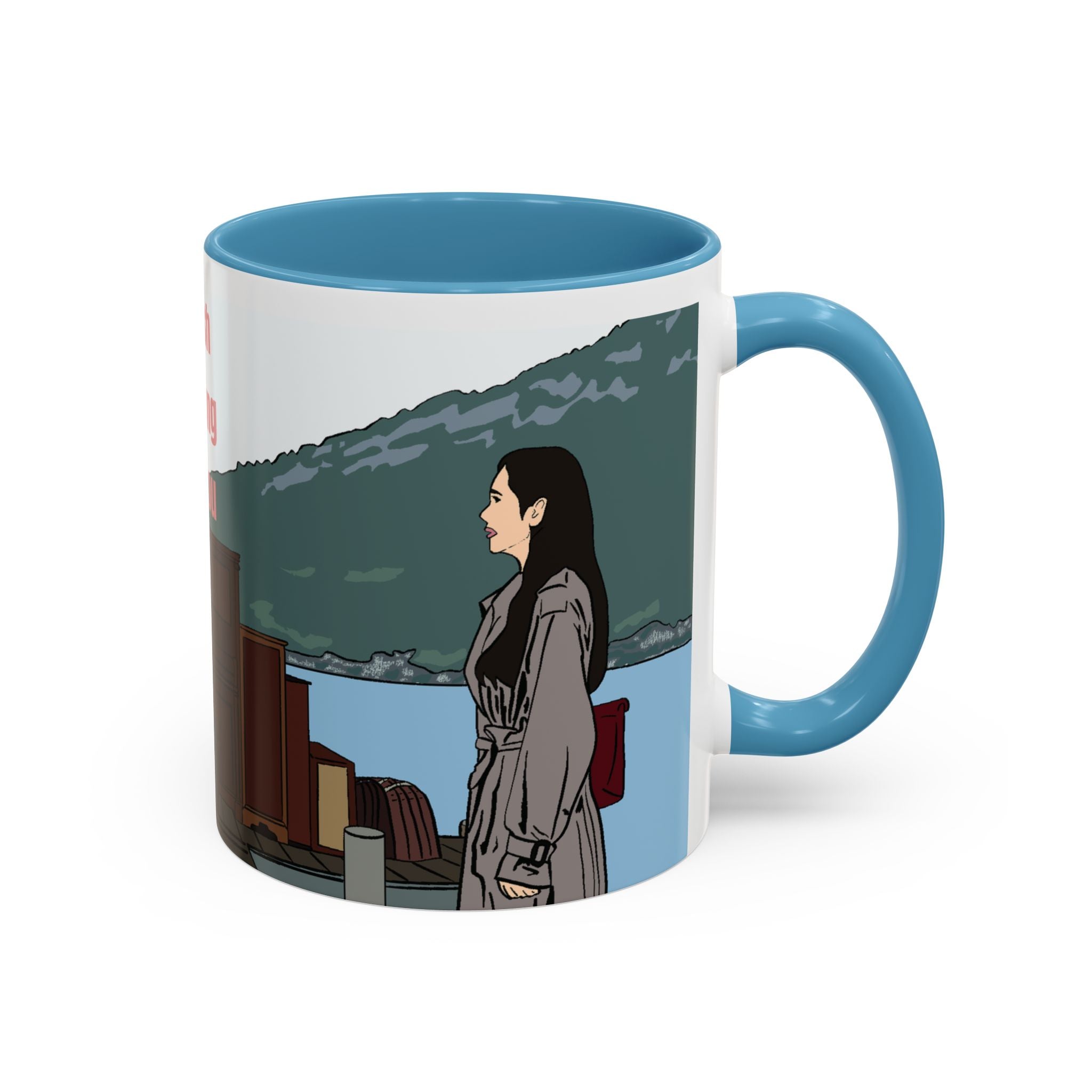 Crash Landing on You Scenic Accent Coffee Mug, K-Drama Fan Gift (11/15oz)
