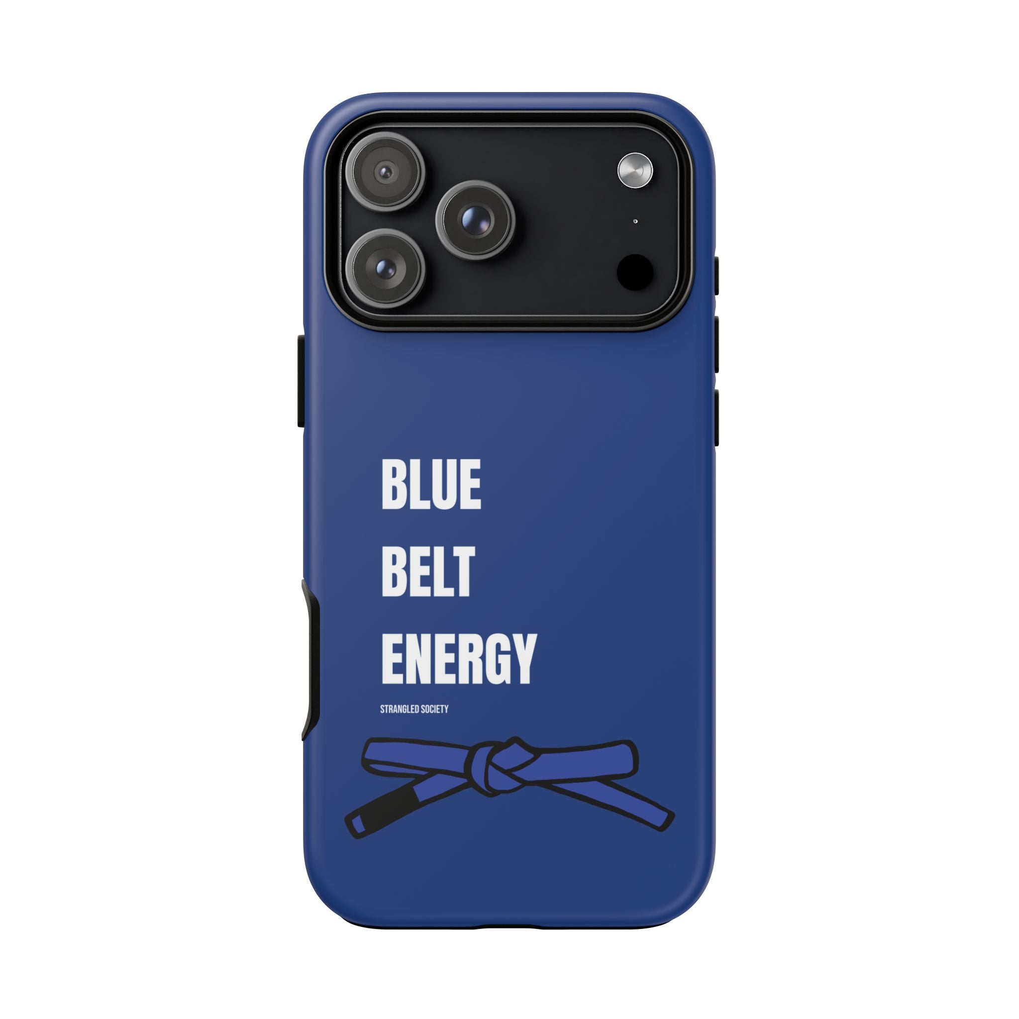 Blue Belt Energy Phone Case, BJJ Blue Belt Blue Phone Case