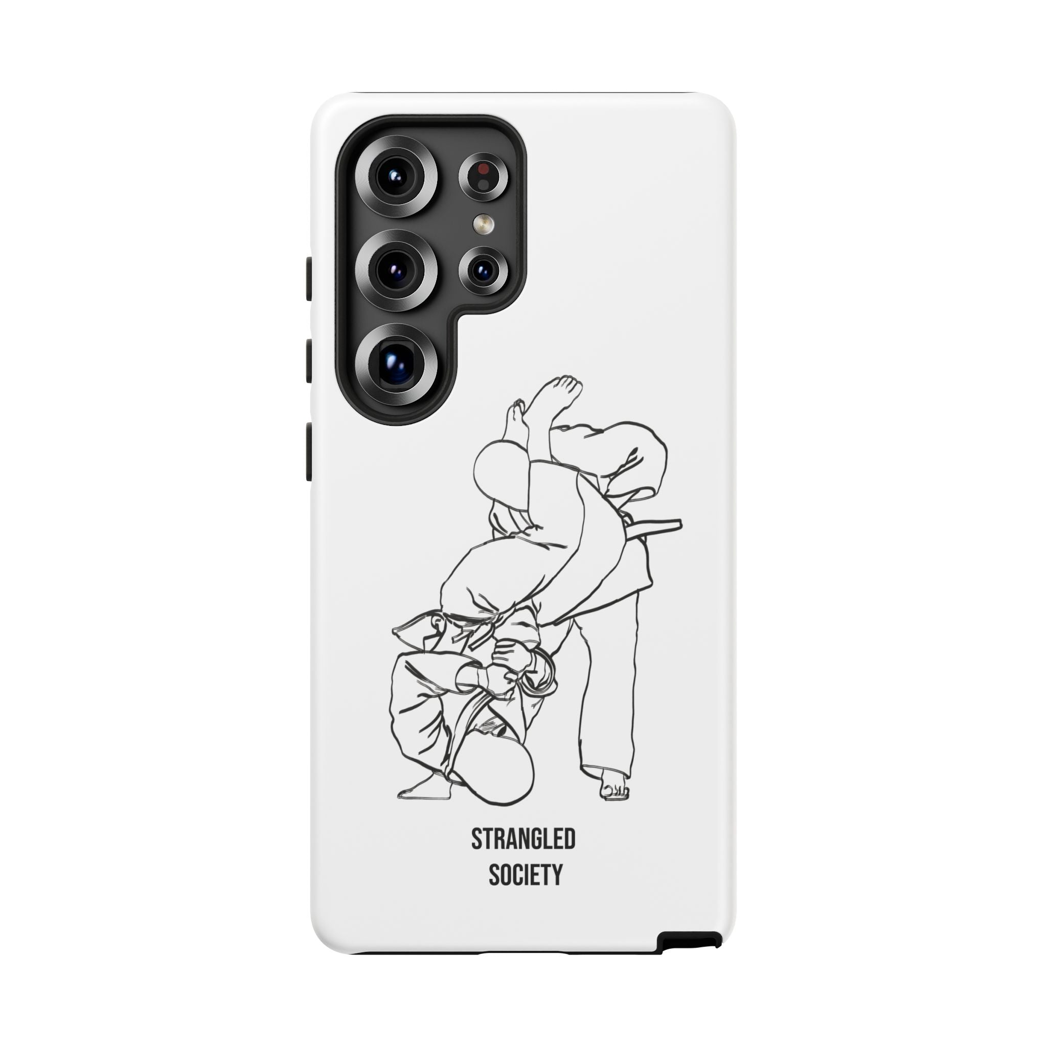 Grappling, BJJ Grappling White Phone Case