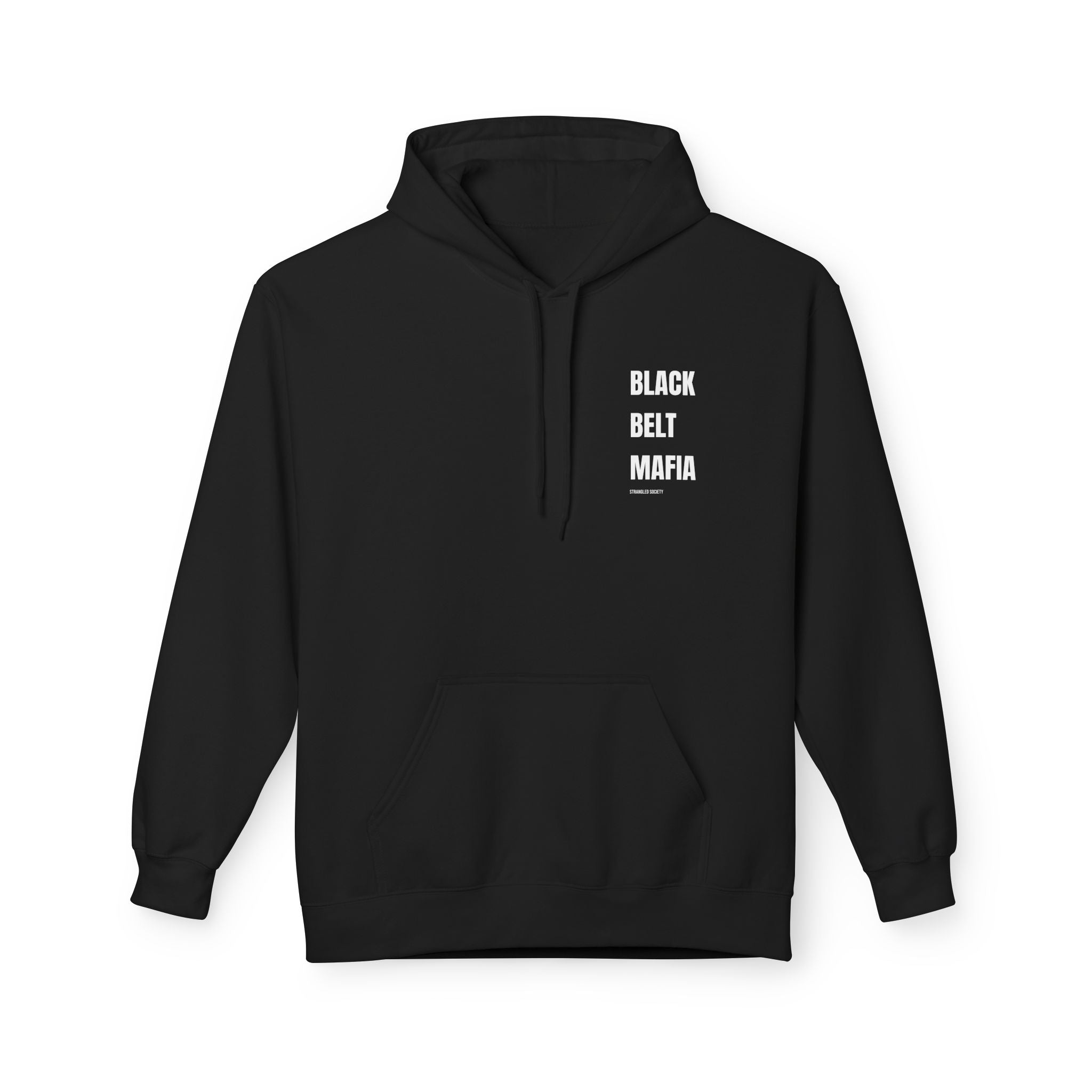 Black Belt Mafia Hoodie, BJJ Premium Crewneck Black Hoodie