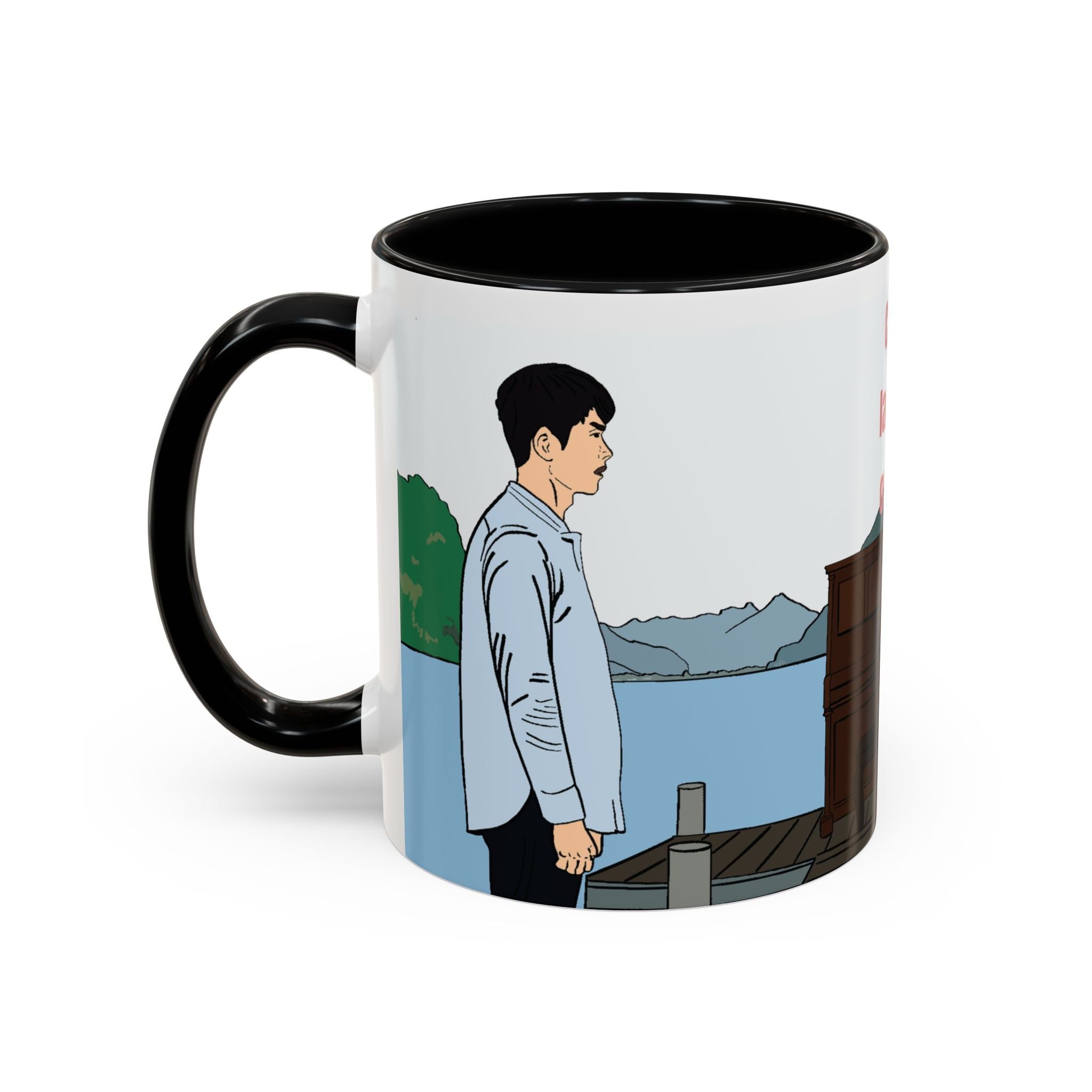 Crash Landing on You Scenic Accent Coffee Mug, K-Drama Fan Gift (11/15oz)