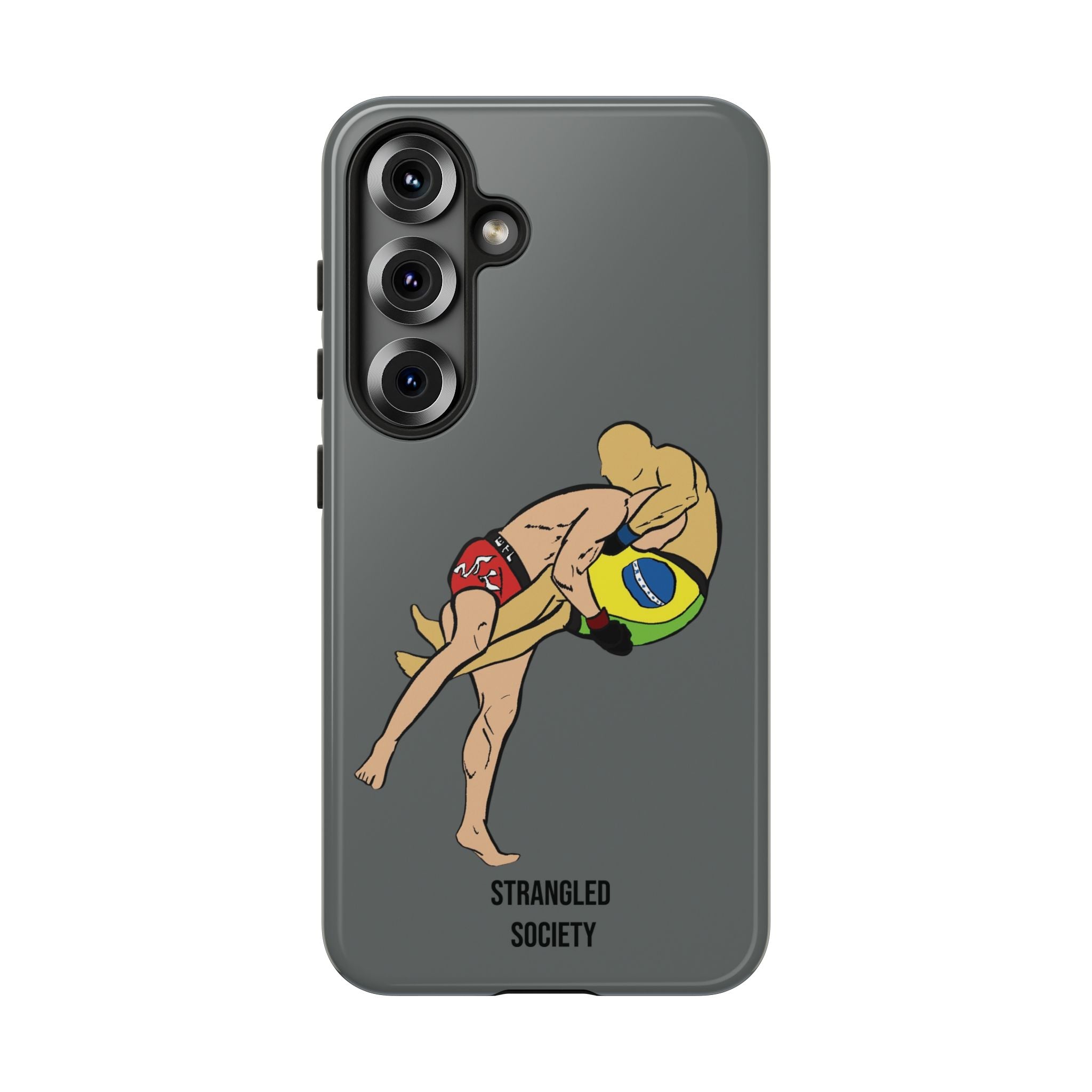 Double Leg Takedown, BJJ Double Leg Takedown Dark Grey Phone Case