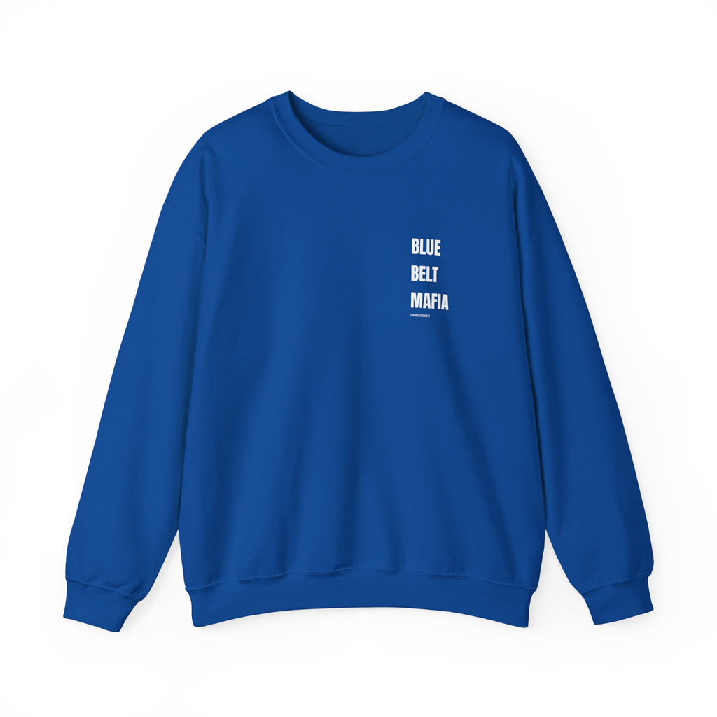Blue Belt Mafia, BJJ Blue Crewneck Sweatshirt