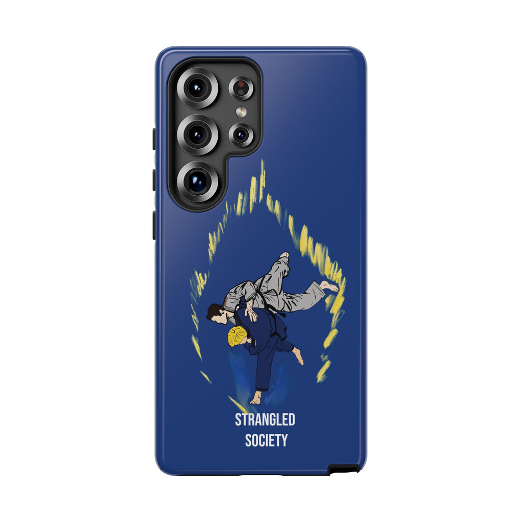 Double Leg Takedown, BJJ Double Leg Takedown Orange DBZ Energy Phone Case