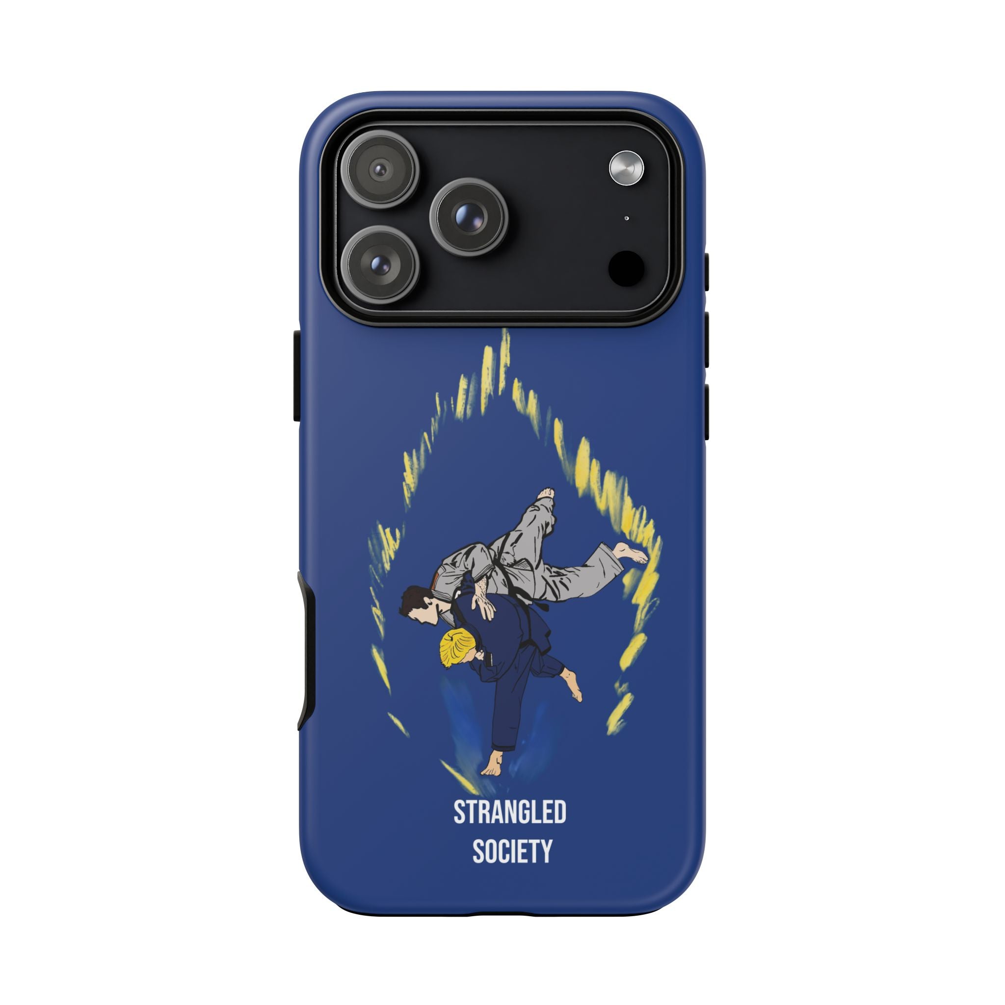 Double Leg Takedown, BJJ Double Leg Takedown Orange DBZ Energy Phone Case