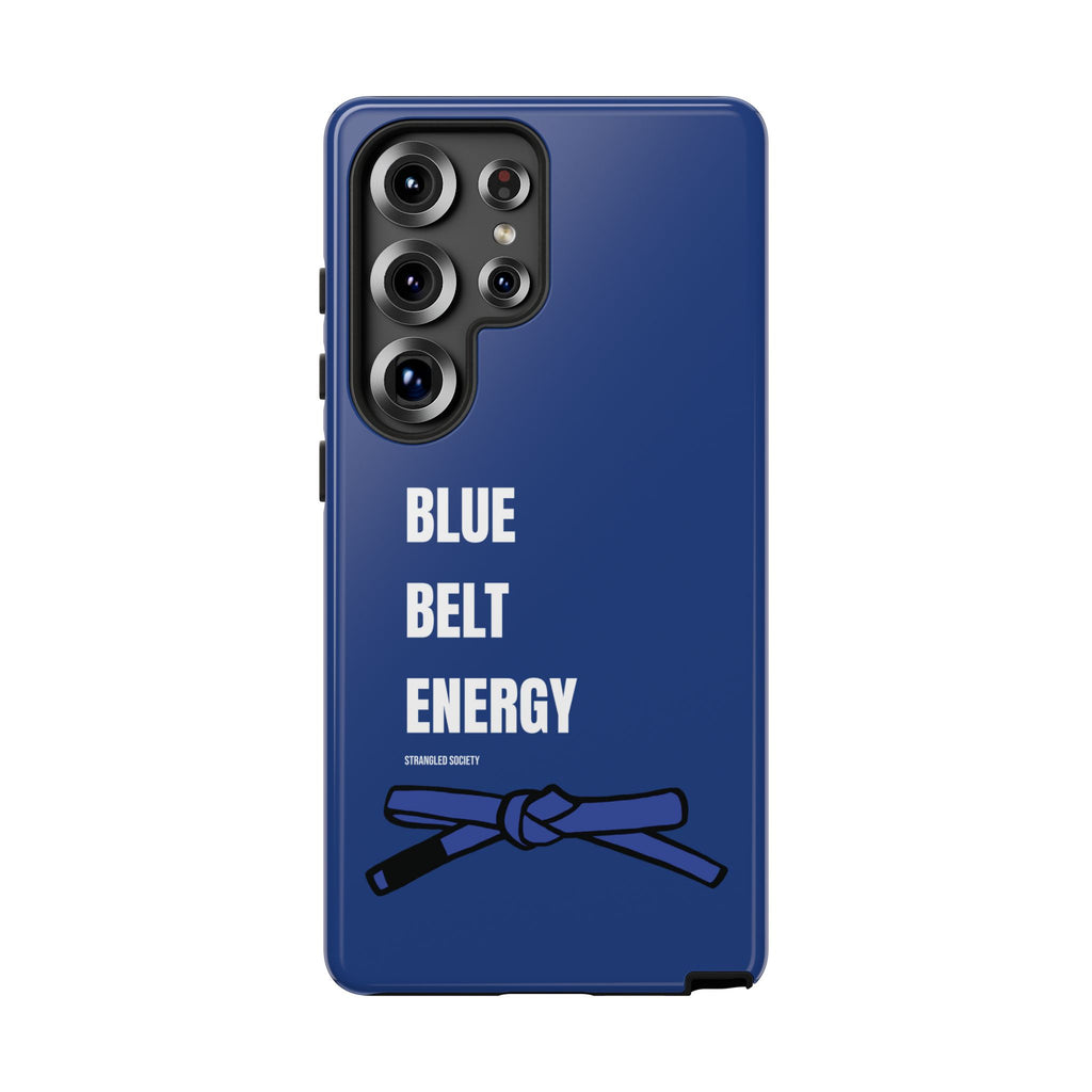 Blue Belt Energy Phone Case, BJJ Blue Belt Blue Phone Case