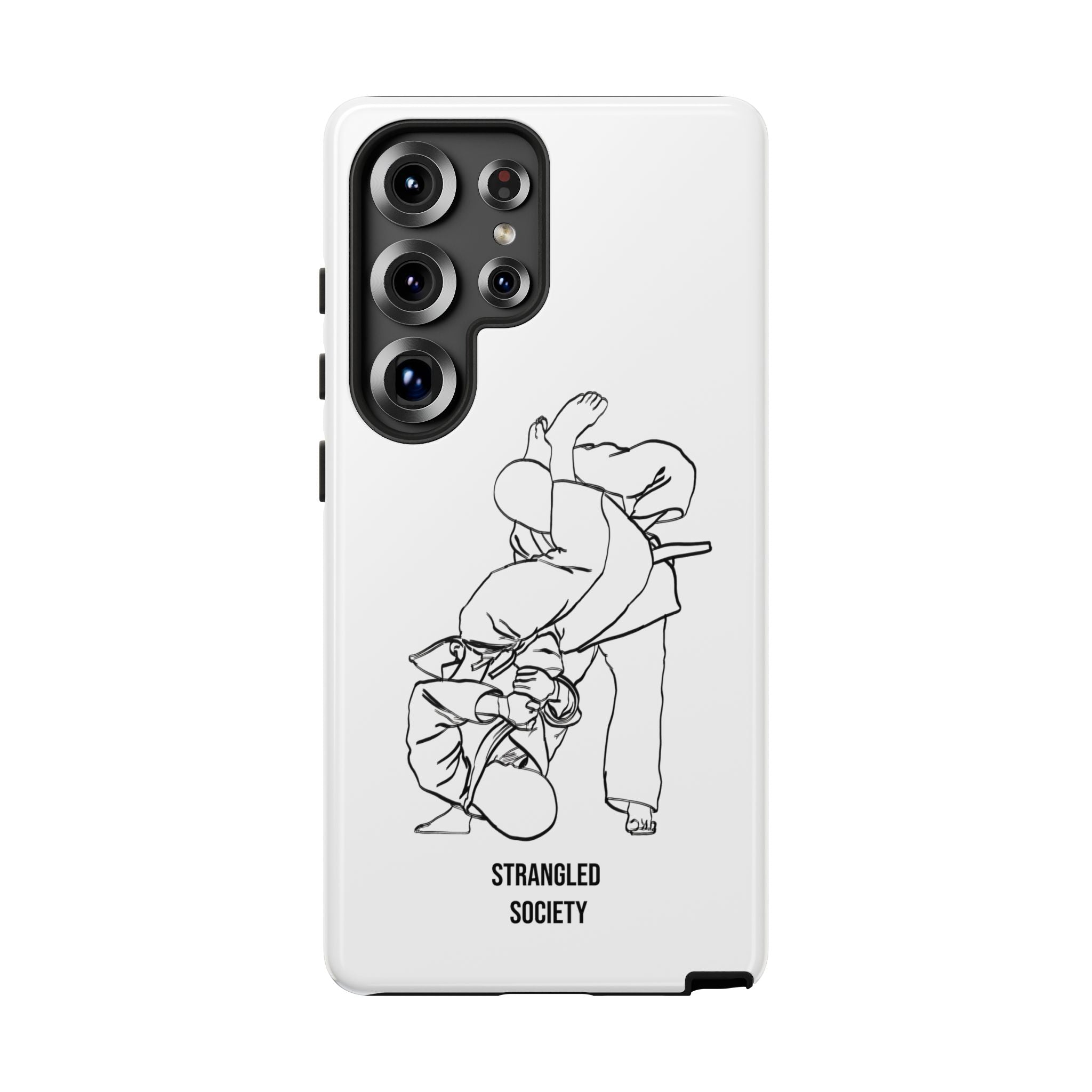 Grappling, BJJ Grappling White Phone Case