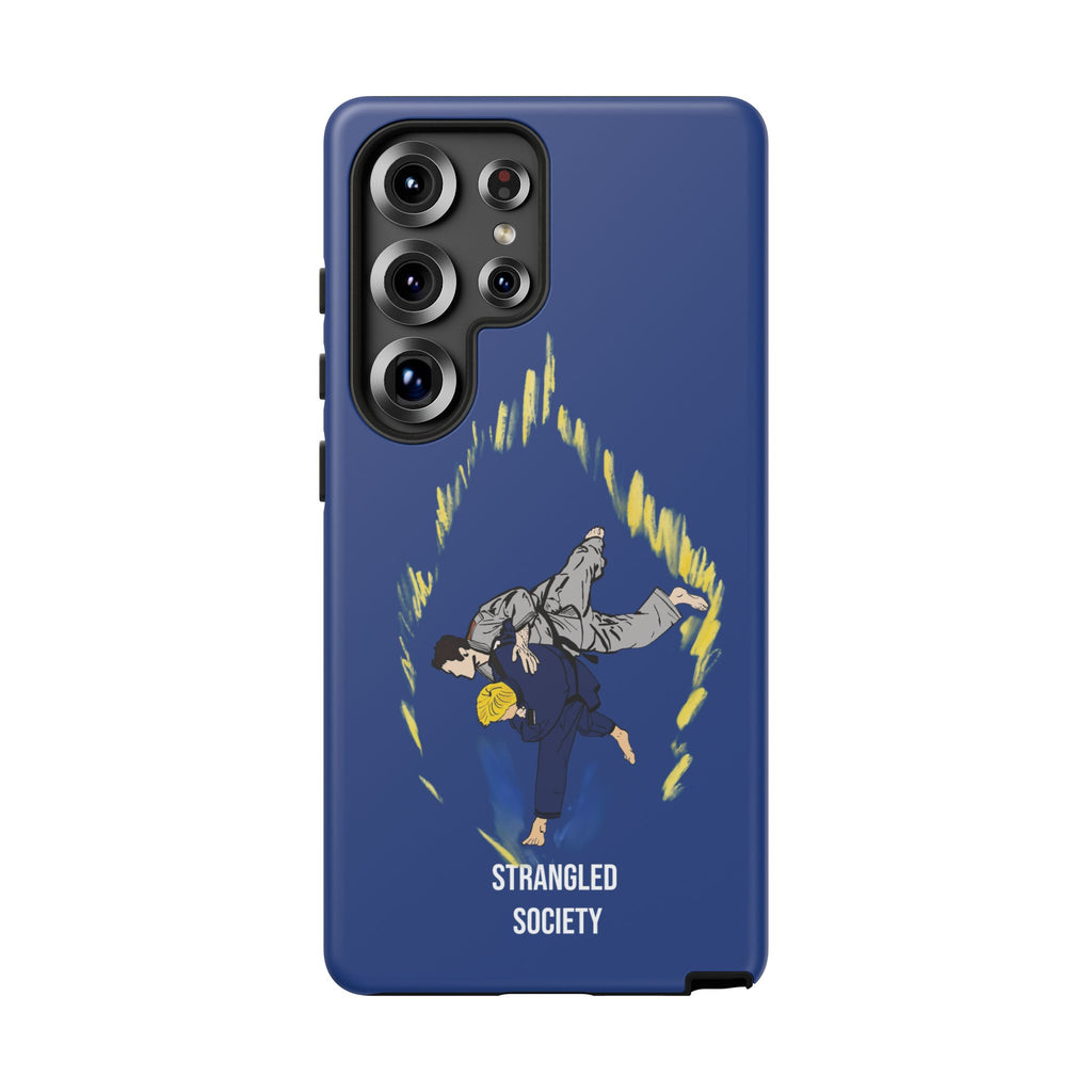 Double Leg Takedown, BJJ Double Leg Takedown Orange DBZ Energy Phone Case