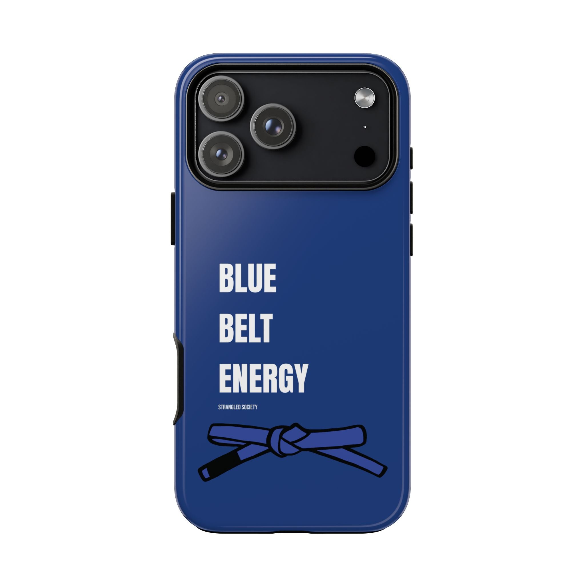 Blue Belt Energy Phone Case, BJJ Blue Belt Blue Phone Case
