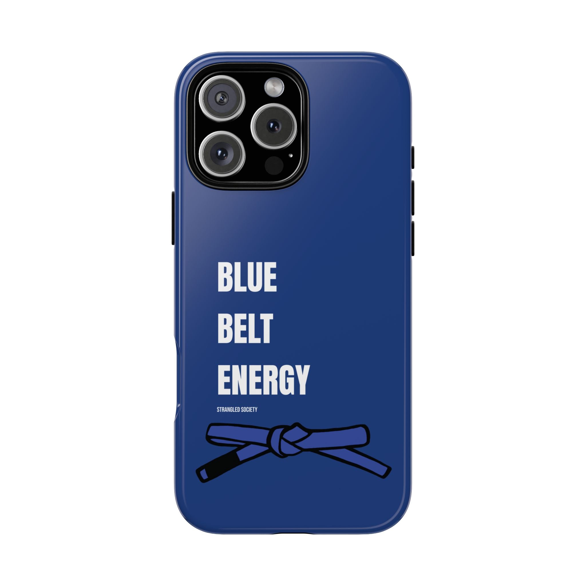 Blue Belt Energy Phone Case, BJJ Blue Belt Blue Phone Case