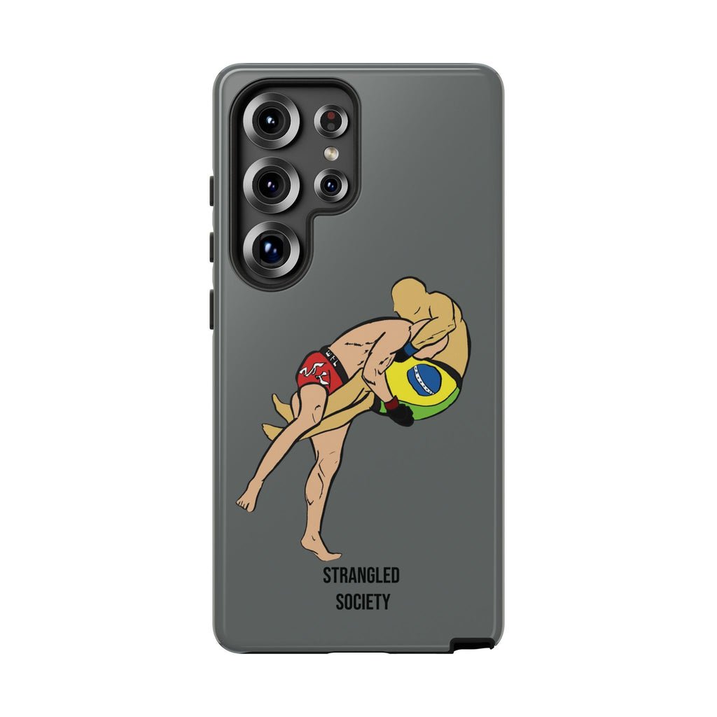 Double Leg Takedown, BJJ Double Leg Takedown Dark Grey Phone Case