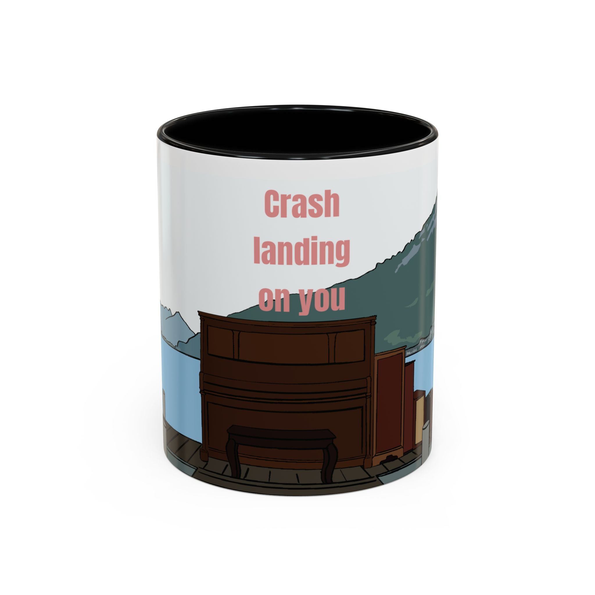 Crash Landing on You Scenic Accent Coffee Mug, K-Drama Fan Gift (11/15oz)