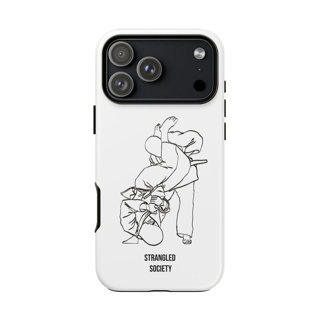 Grappling, BJJ Grappling White Phone Case