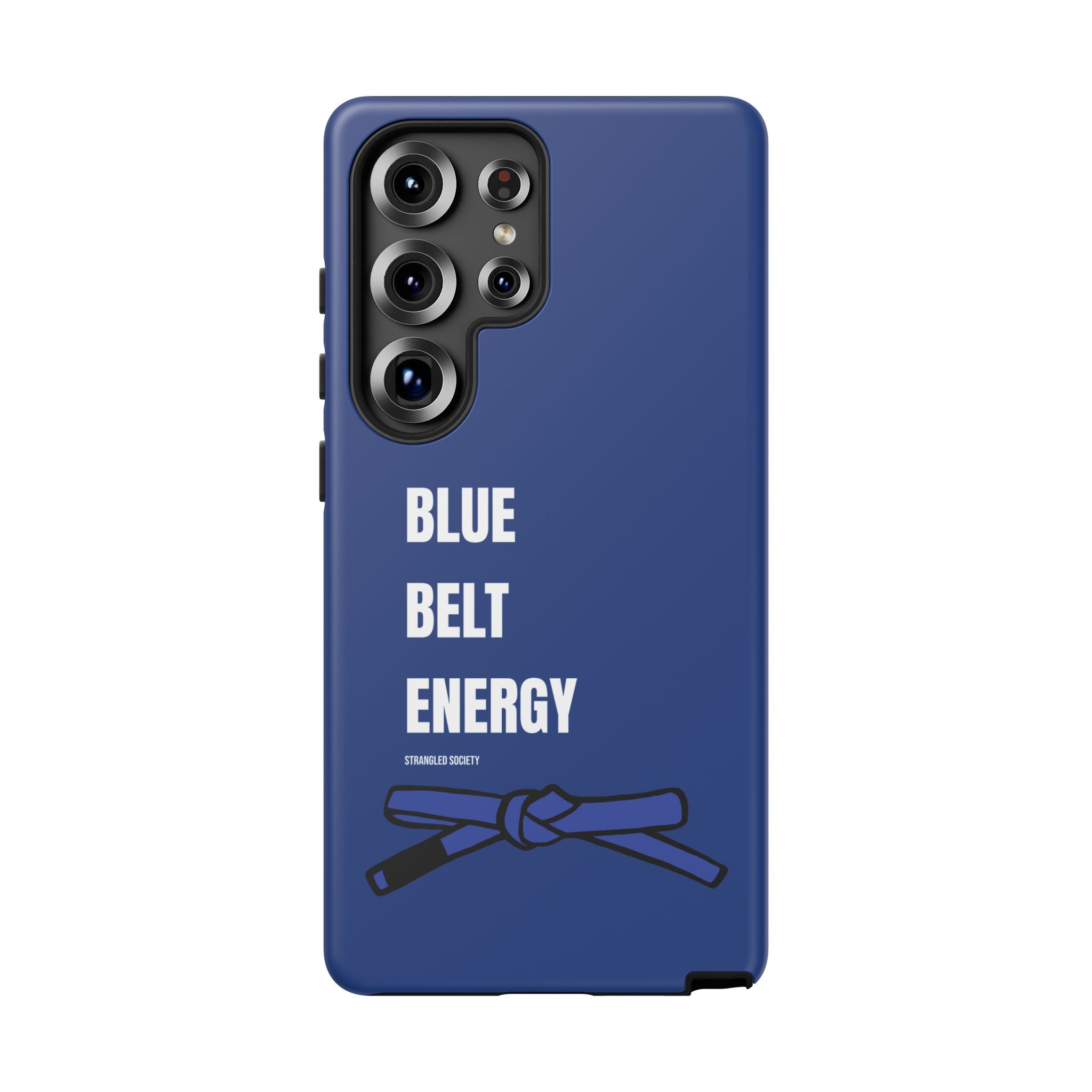 Blue Belt Energy Phone Case, BJJ Blue Belt Blue Phone Case