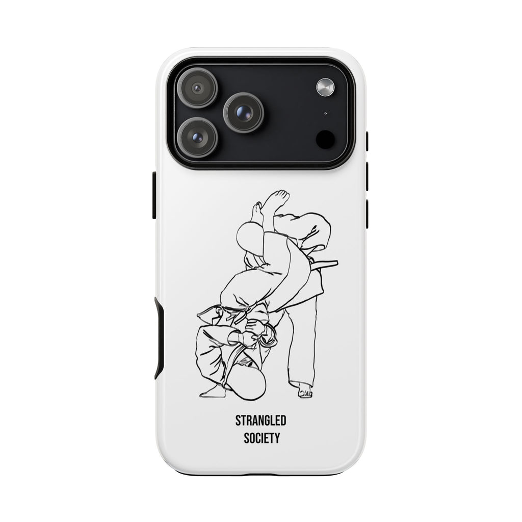 Grappling, BJJ Grappling White Phone Case