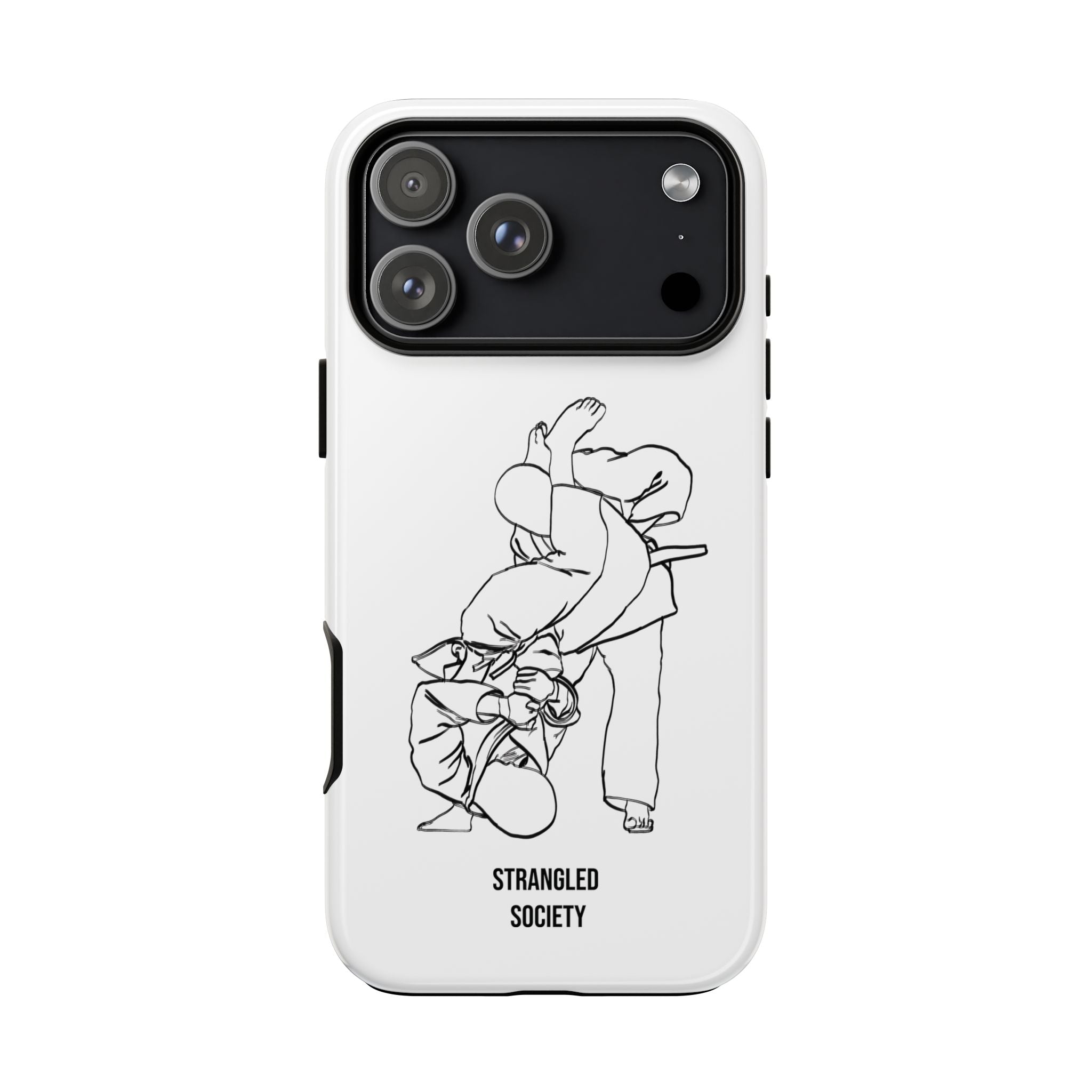 Grappling, BJJ Grappling White Phone Case